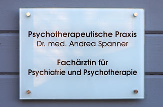 Psychotherapeutische Praxis Dr. med. Andrea Spanner Psychotherapeutische Praxis Dr. med. Andrea Spanner